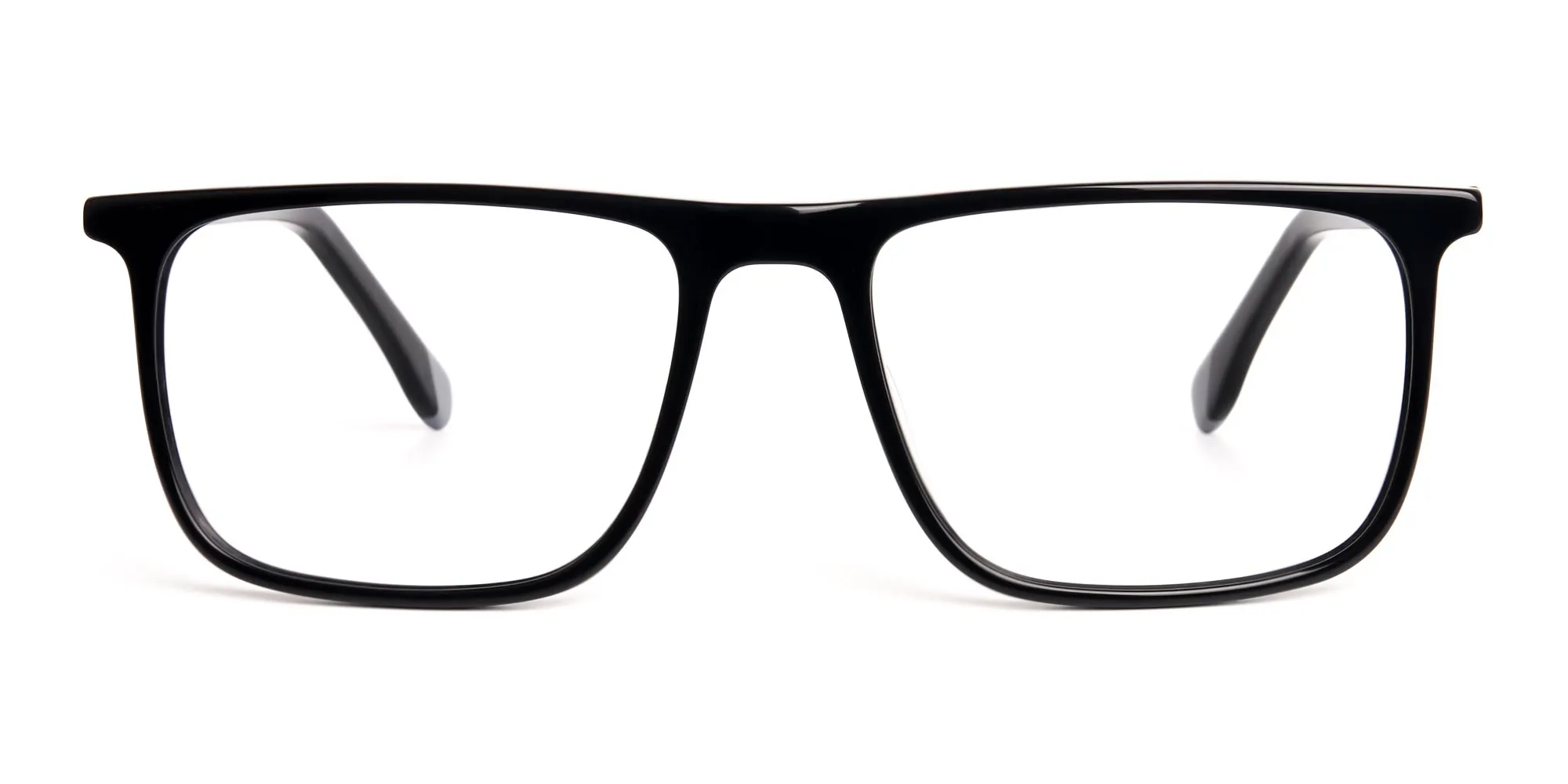 A97024F/1 - Simple Black Glasses in Rectangular Shape