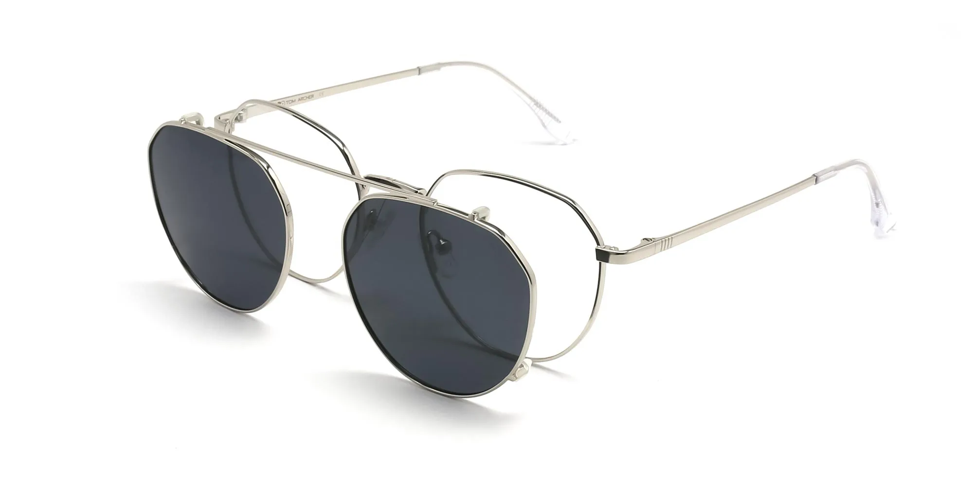 eyeglasses with clip on sunglasses-2
