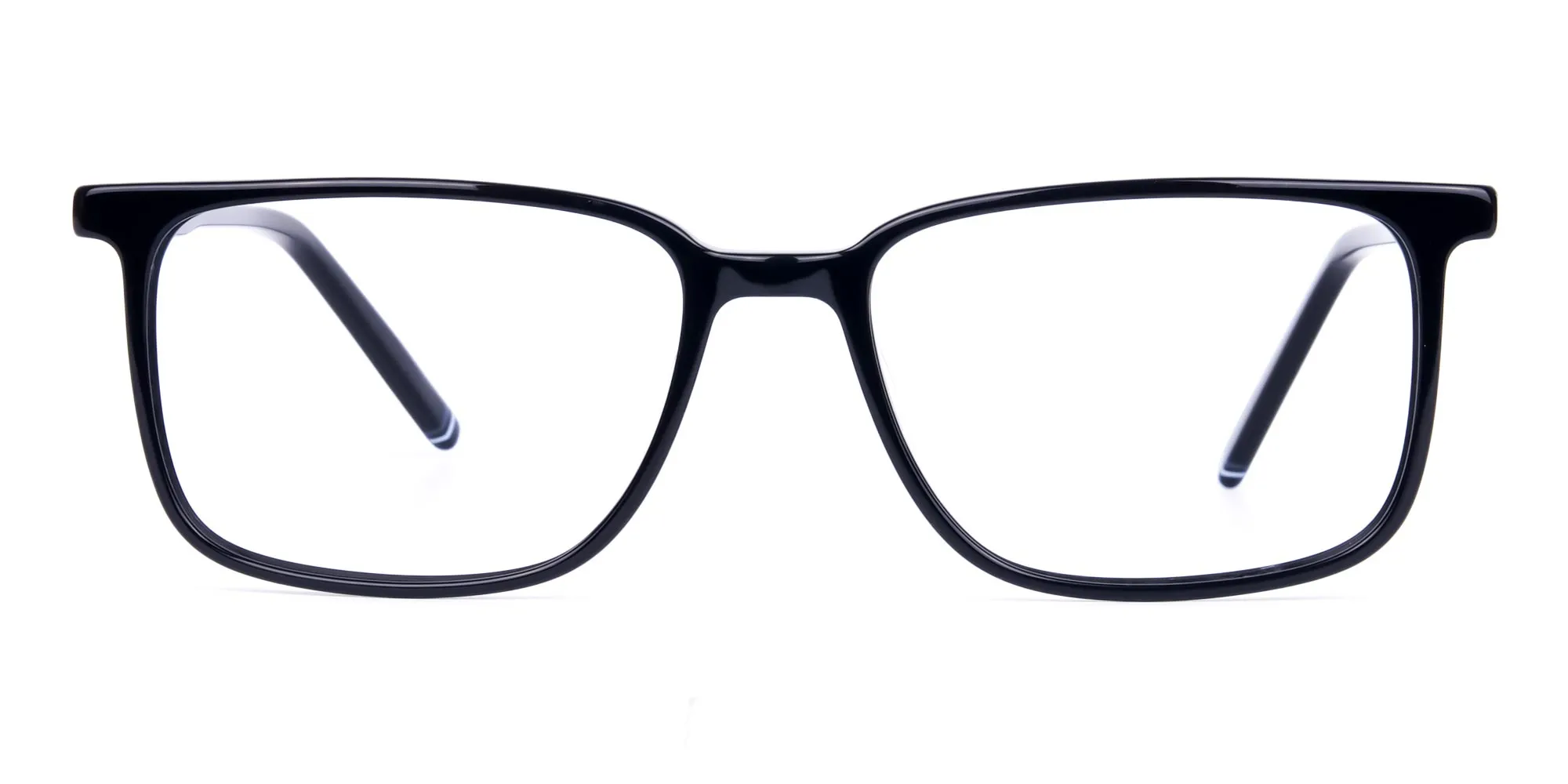 A97042F/2 - Classic Matte Black  Rectangular Glasses