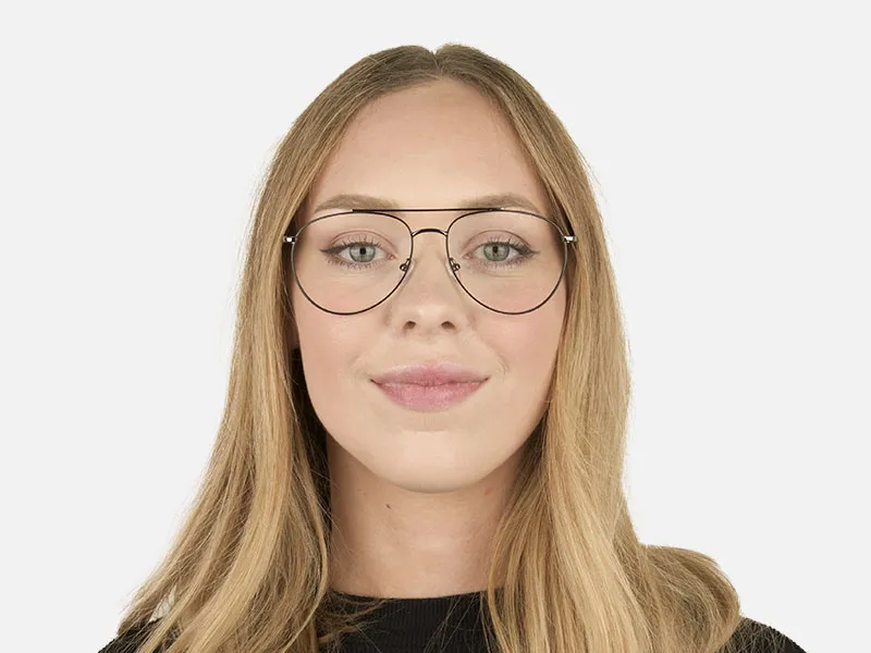 Ultralight Pilot Black & Gunmetal Glasses - 2