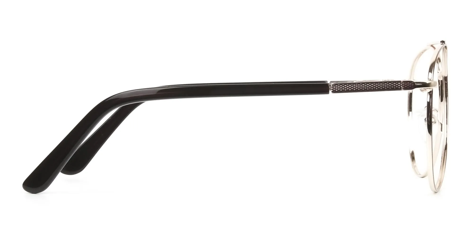 Ultralight Pilot Gold & Brown Glasses - 2