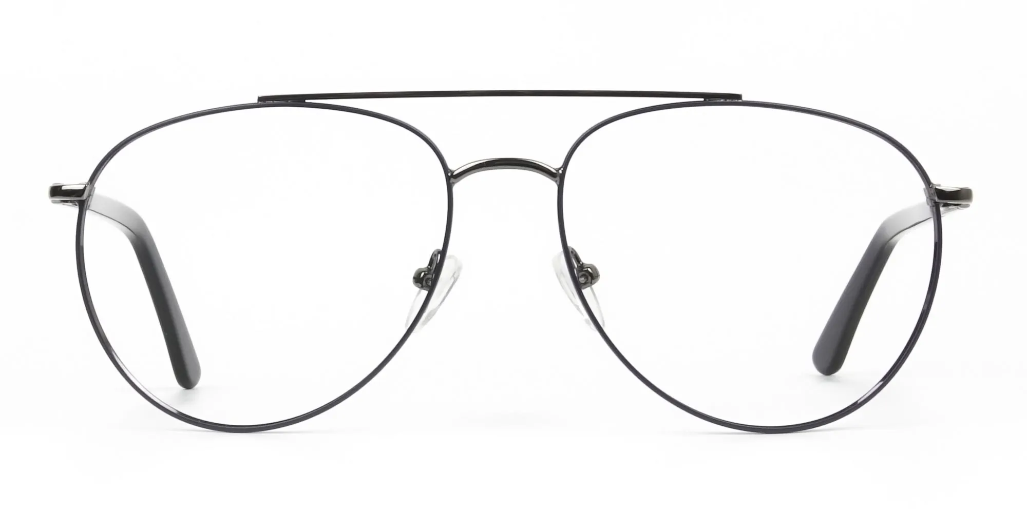 Ultralight Pilot Gunmetal Navy Blue Glasses - 3