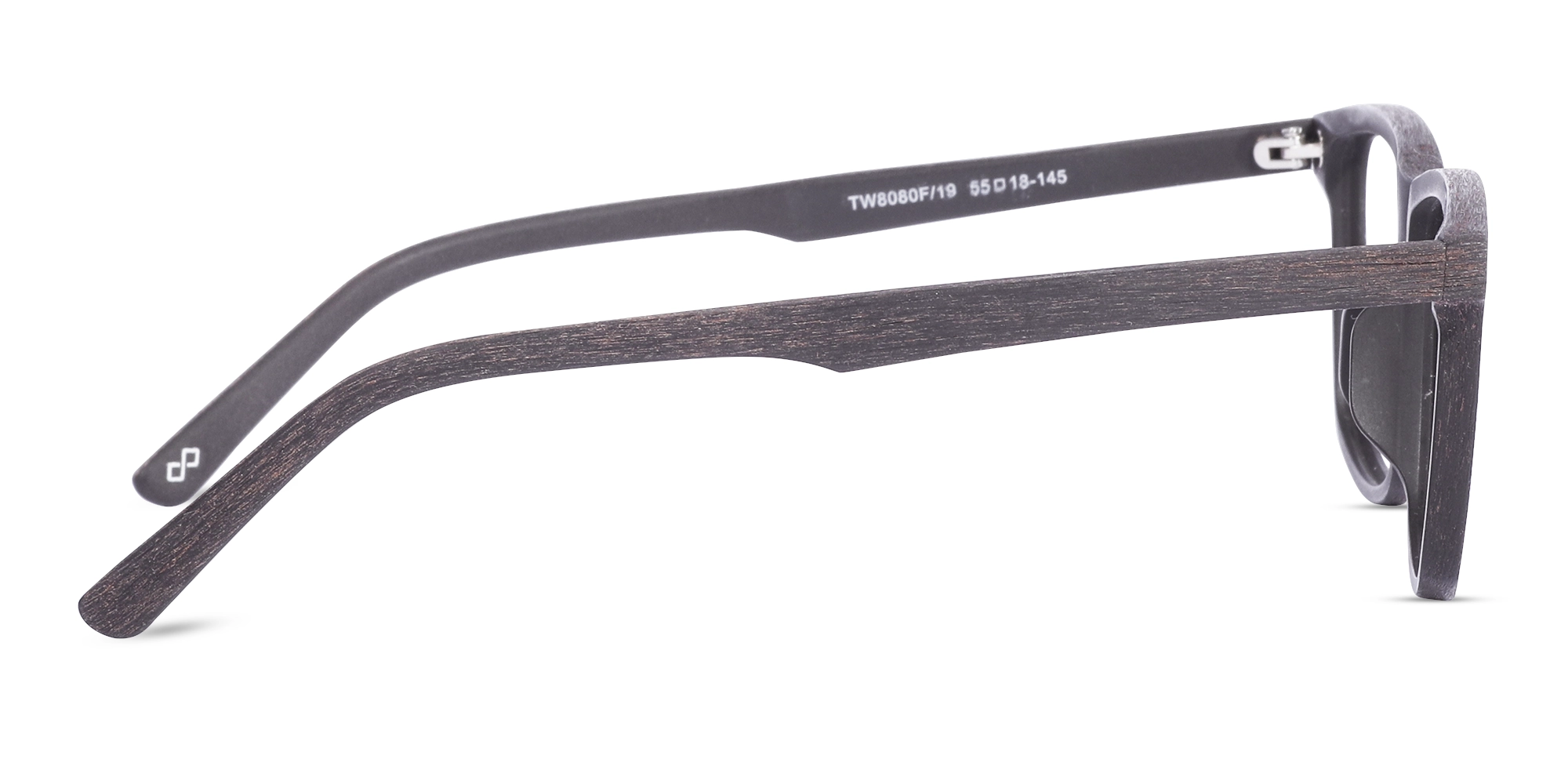 Wenge Teak Rectangle Wooden Frame Eyeglasses 4