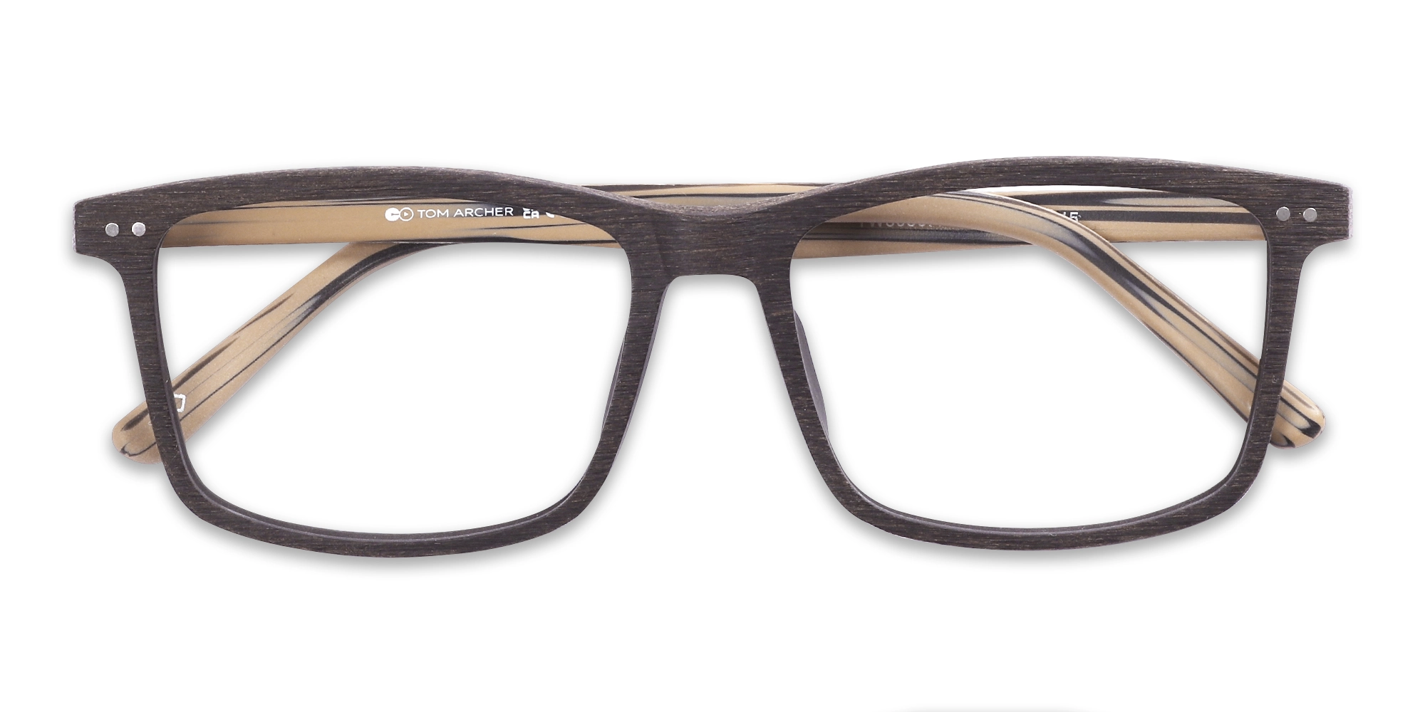 Wooden Rectangle Glasses 6