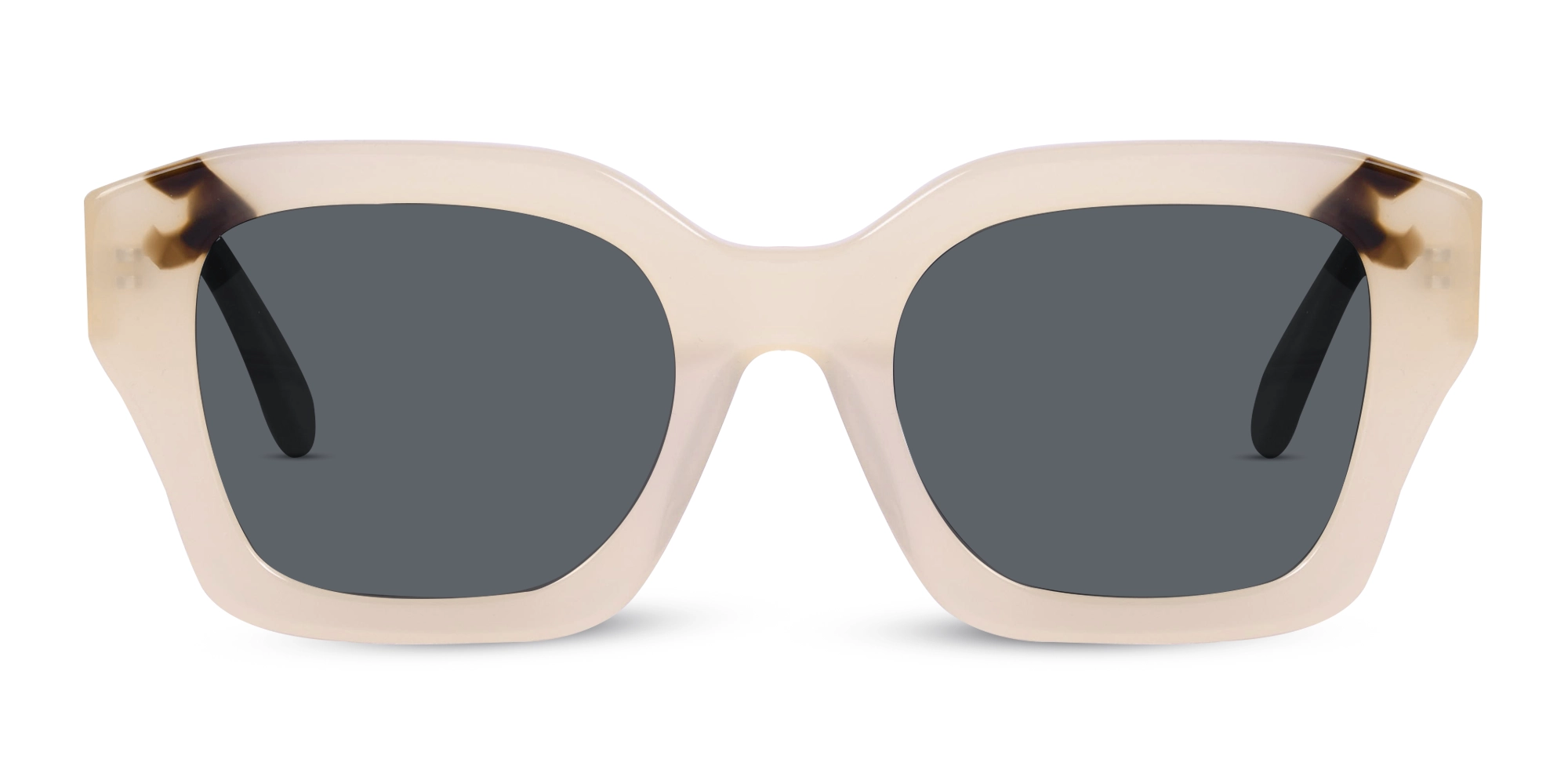 Beige Frame Sunglasses-1