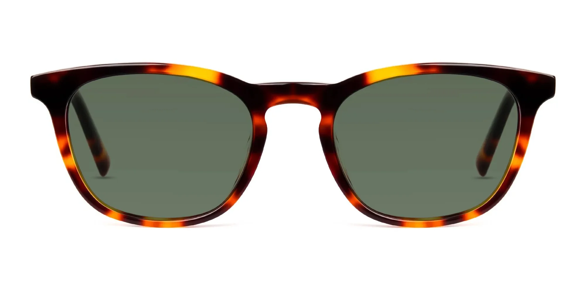 Green Tortoiseshell Square Sunglasses-2 Green Tortoiseshell Square Sunglasses-2