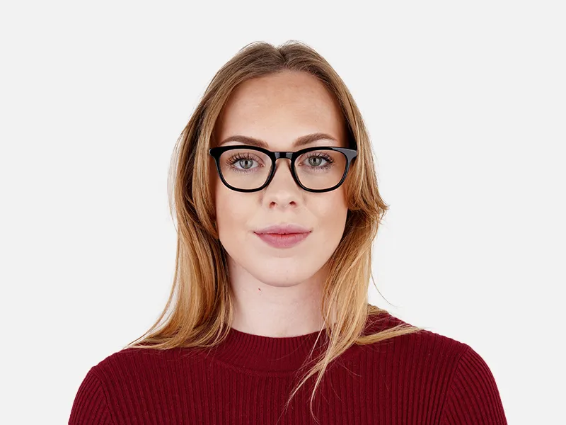 black square full rim glasses frames-2