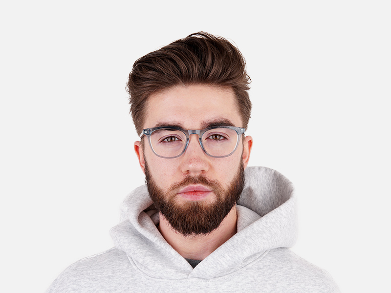 crystal clear or transparent blue full rim glasses frames-11