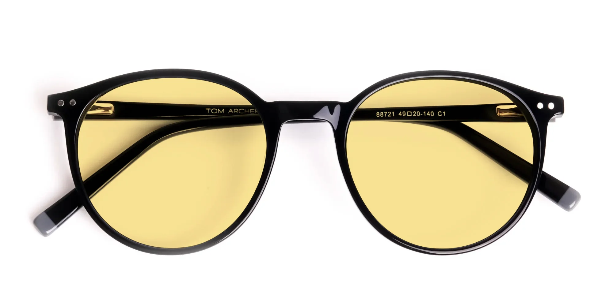 Yellow Circle Sunglasses-6