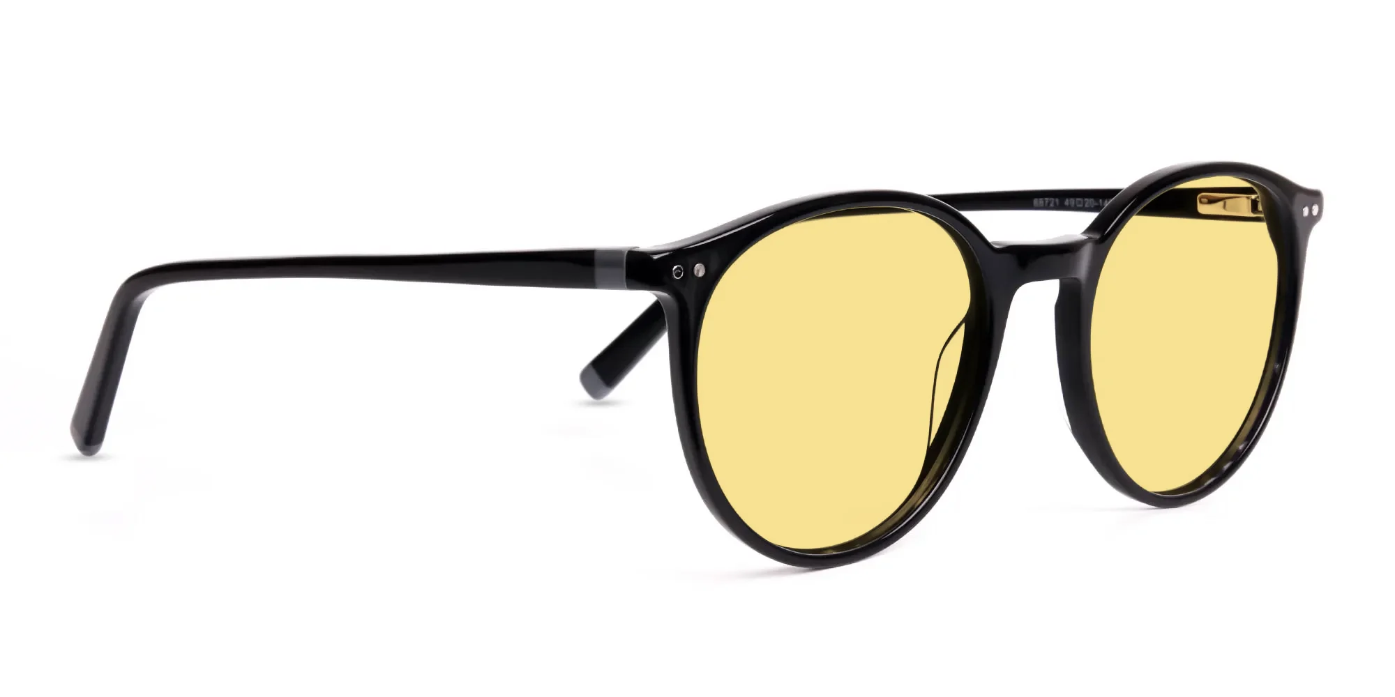 Yellow Circle Sunglasses-2