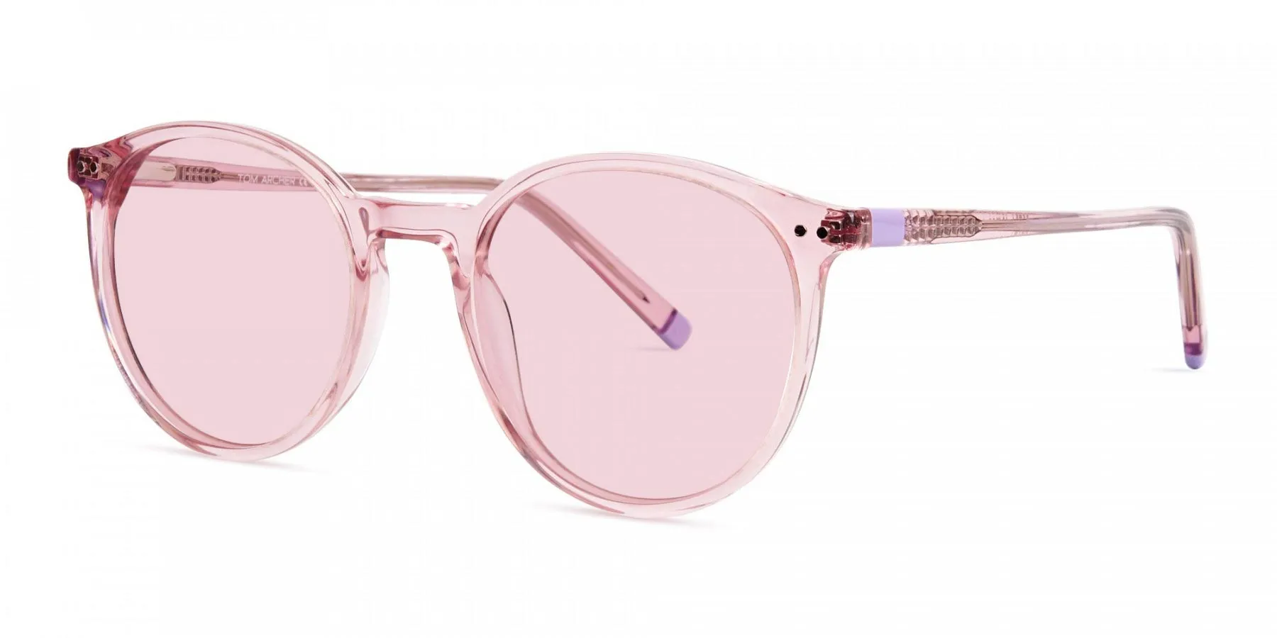 round pink sunglasses-2