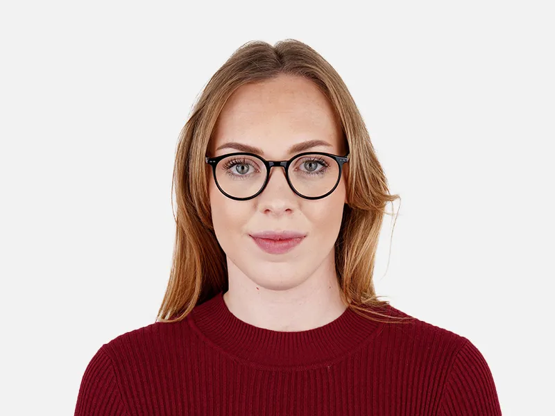 designer and trendy black round glasses frames-2