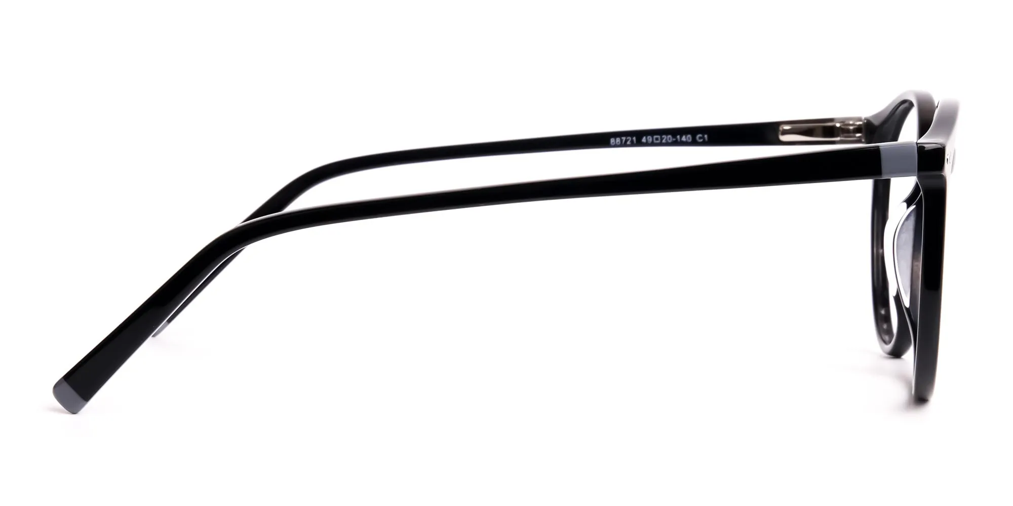 designer and trendy black round glasses frames-2