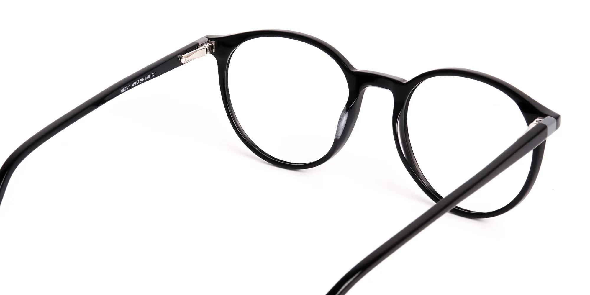 designer and trendy black round glasses frames-2