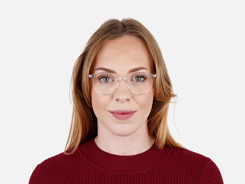 crystal clear and transparent round glasses frames-2