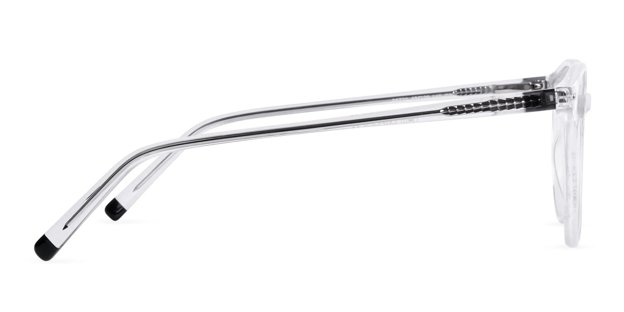 crystal clear and transparent round glasses frames-2
