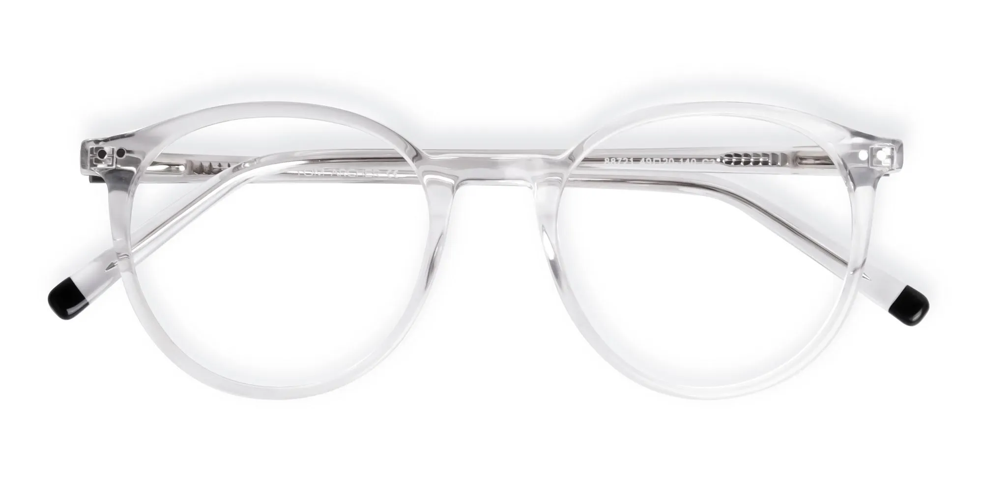 crystal clear and transparent round glasses frames-2
