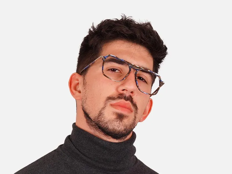 Flat Top Tortoiseshell Glasses-2
