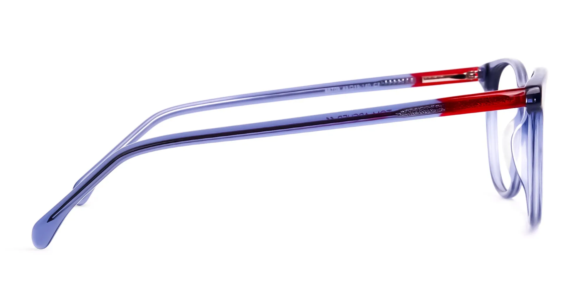 Dark Blue Round Glasses Frames-2