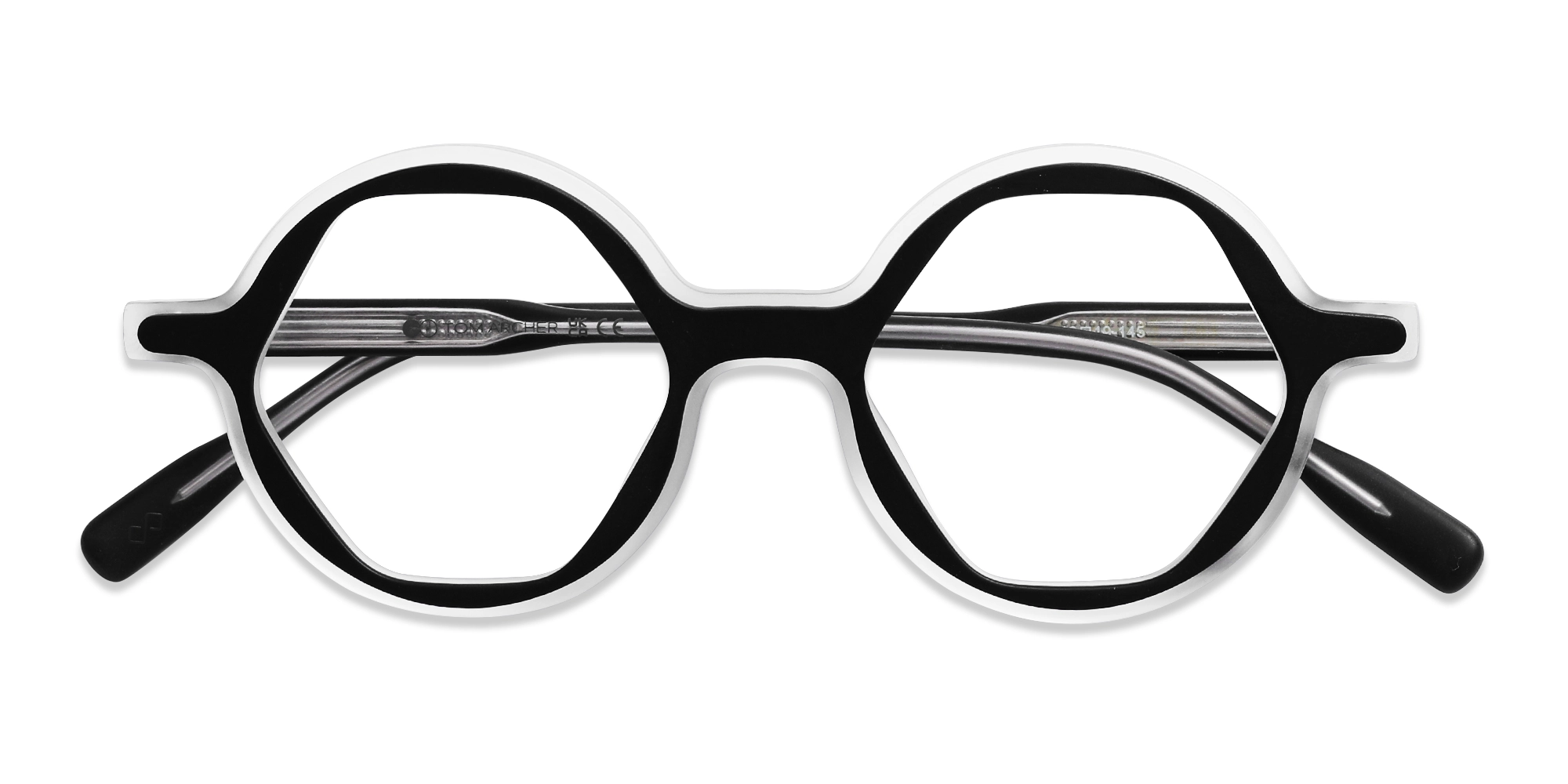 White And Black Glasses 6