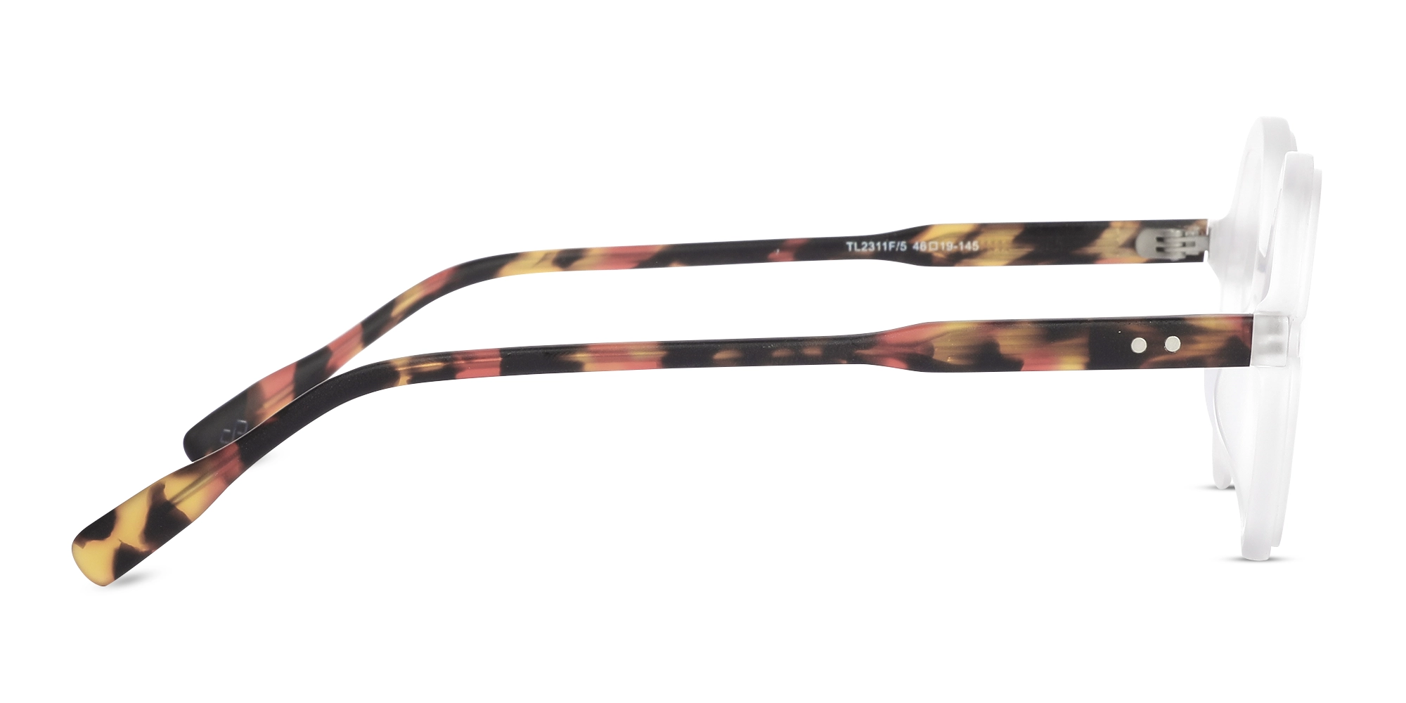 White Round Eyeglasses 4