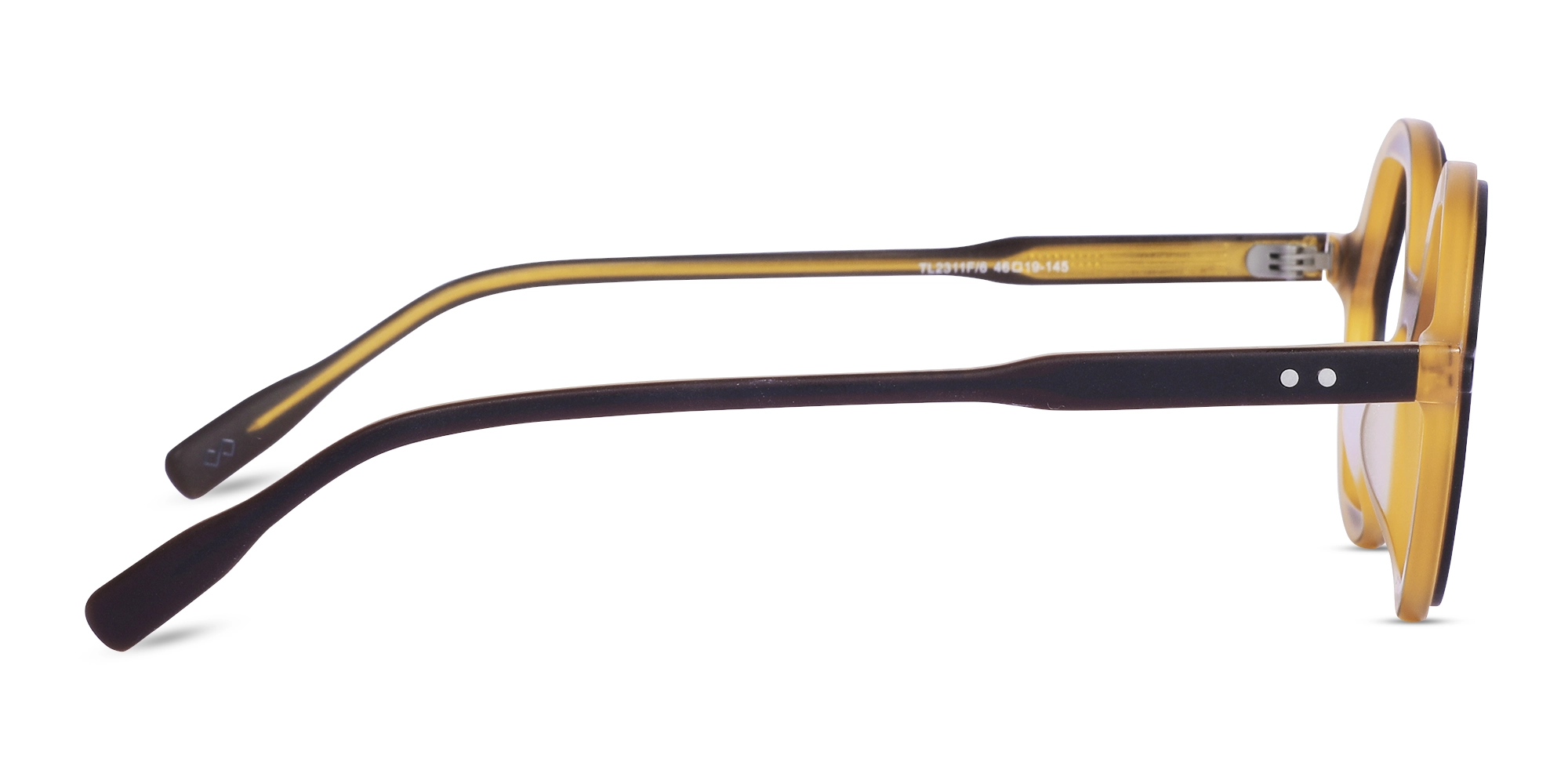 Round Brown Eyeglasses 4
