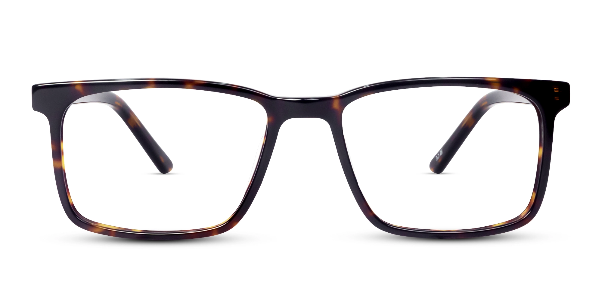 Dark Tortoise Rectangle Full rim Glasses