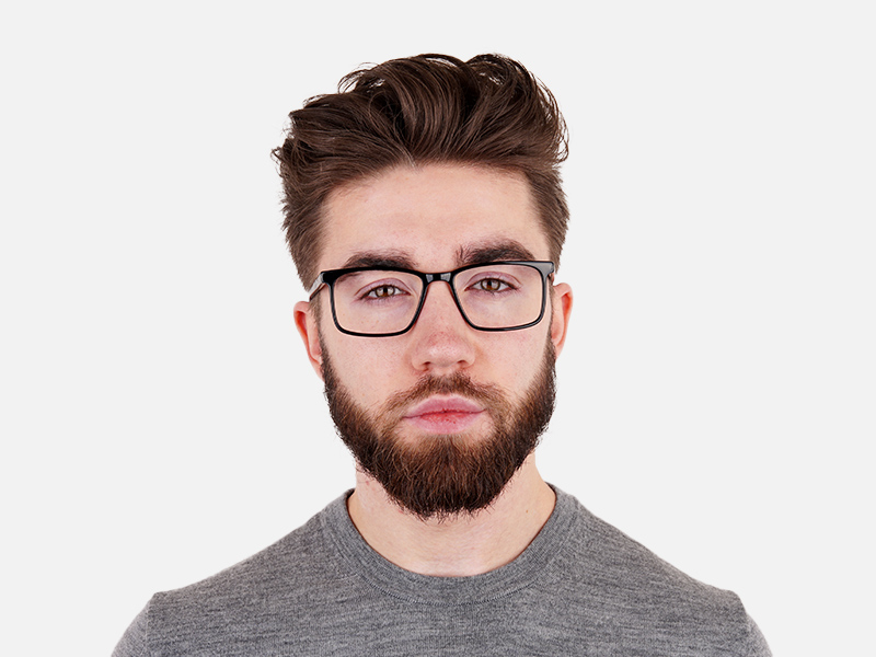 designer black rectangular glasses frames-4