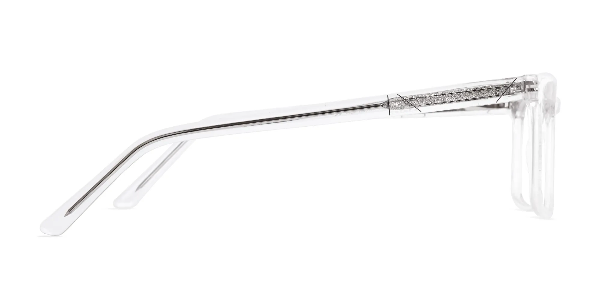 BUSK 6 medium rectangle eyeglasses with spring hinges, 53-18-142 fit