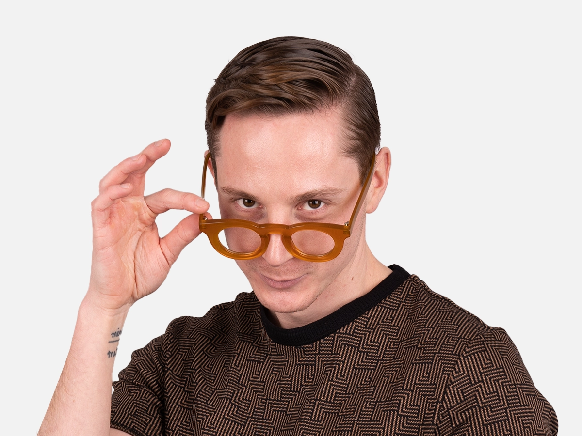 Round Gold Eyeglass Frames-2