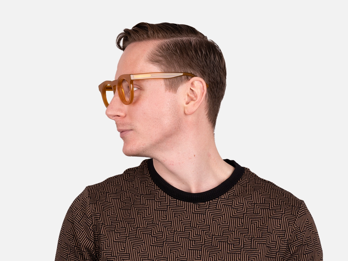 Round Gold Eyeglass Frames-2