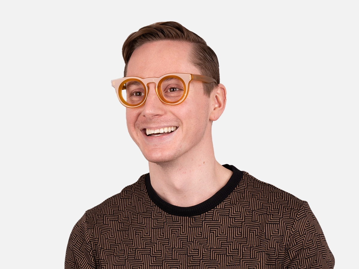 Round Gold Eyeglass Frames-2