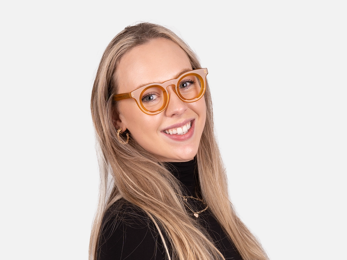Round Gold Eyeglass Frames-2