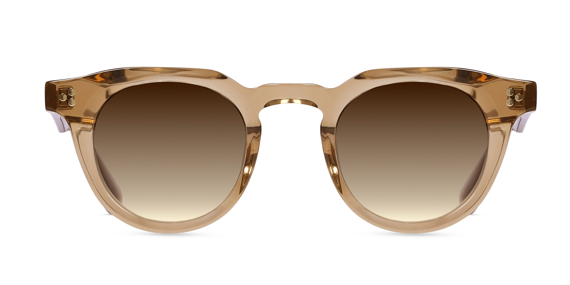 Crystal Taupe Brown Cat Eye Sunglasses-1 Crystal Taupe Brown Cat Eye Sunglasses-1