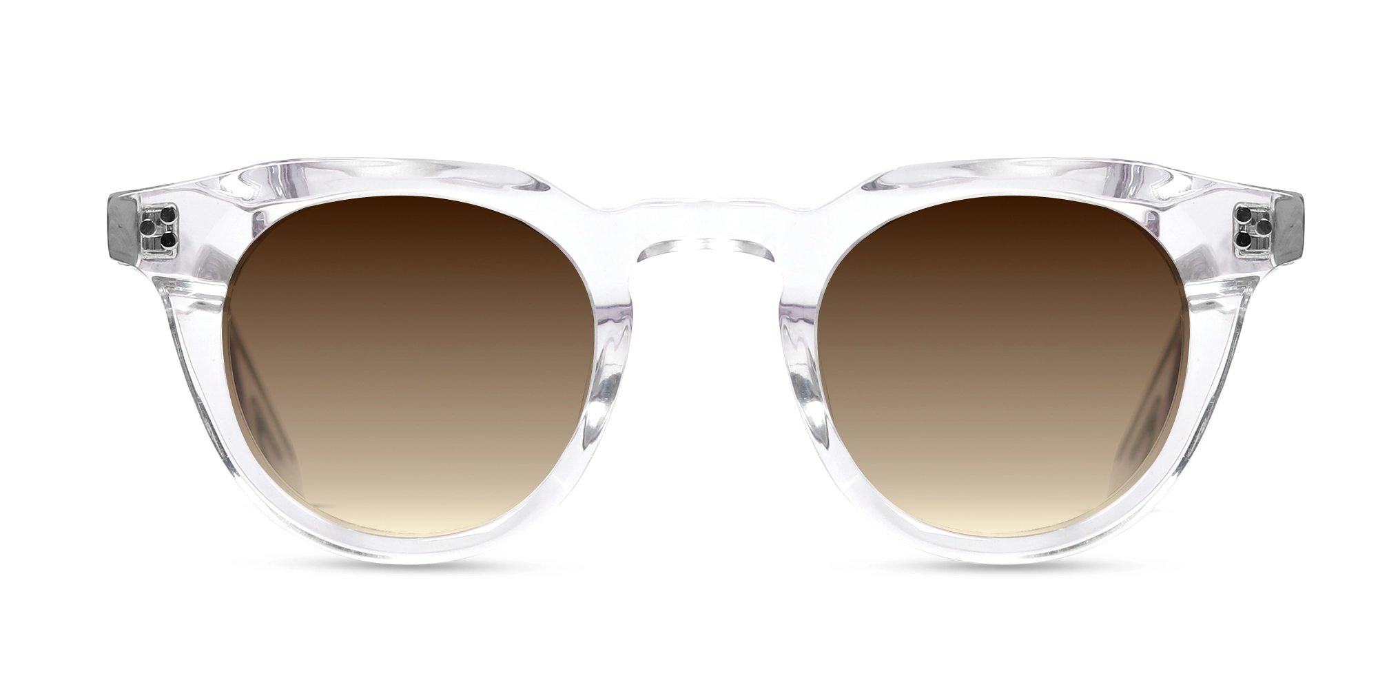 Crystal Clear Acetate Cat Eye Sunglasses-1