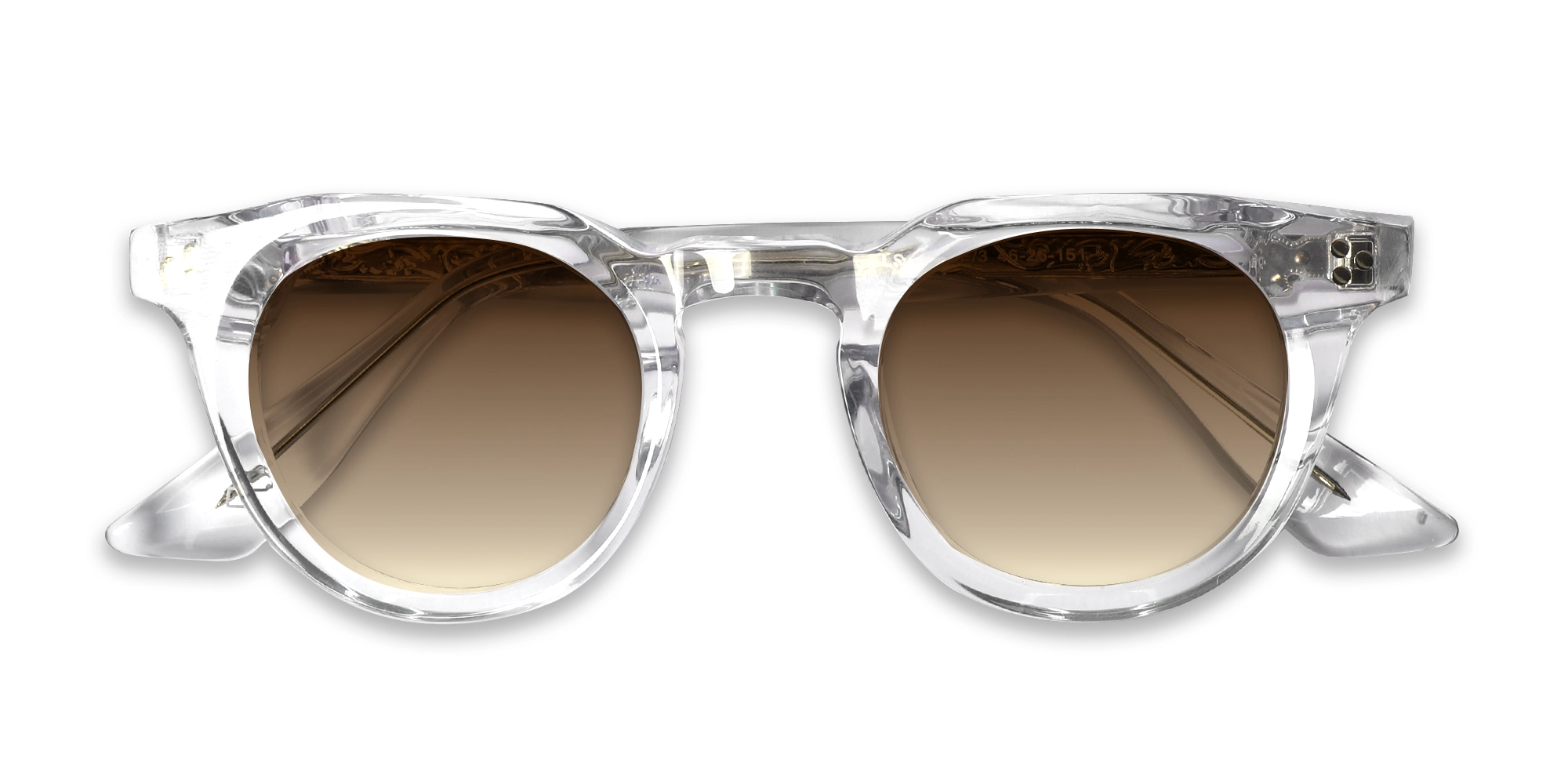 Crystal Clear Acetate Cat Eye Sunglasses-6