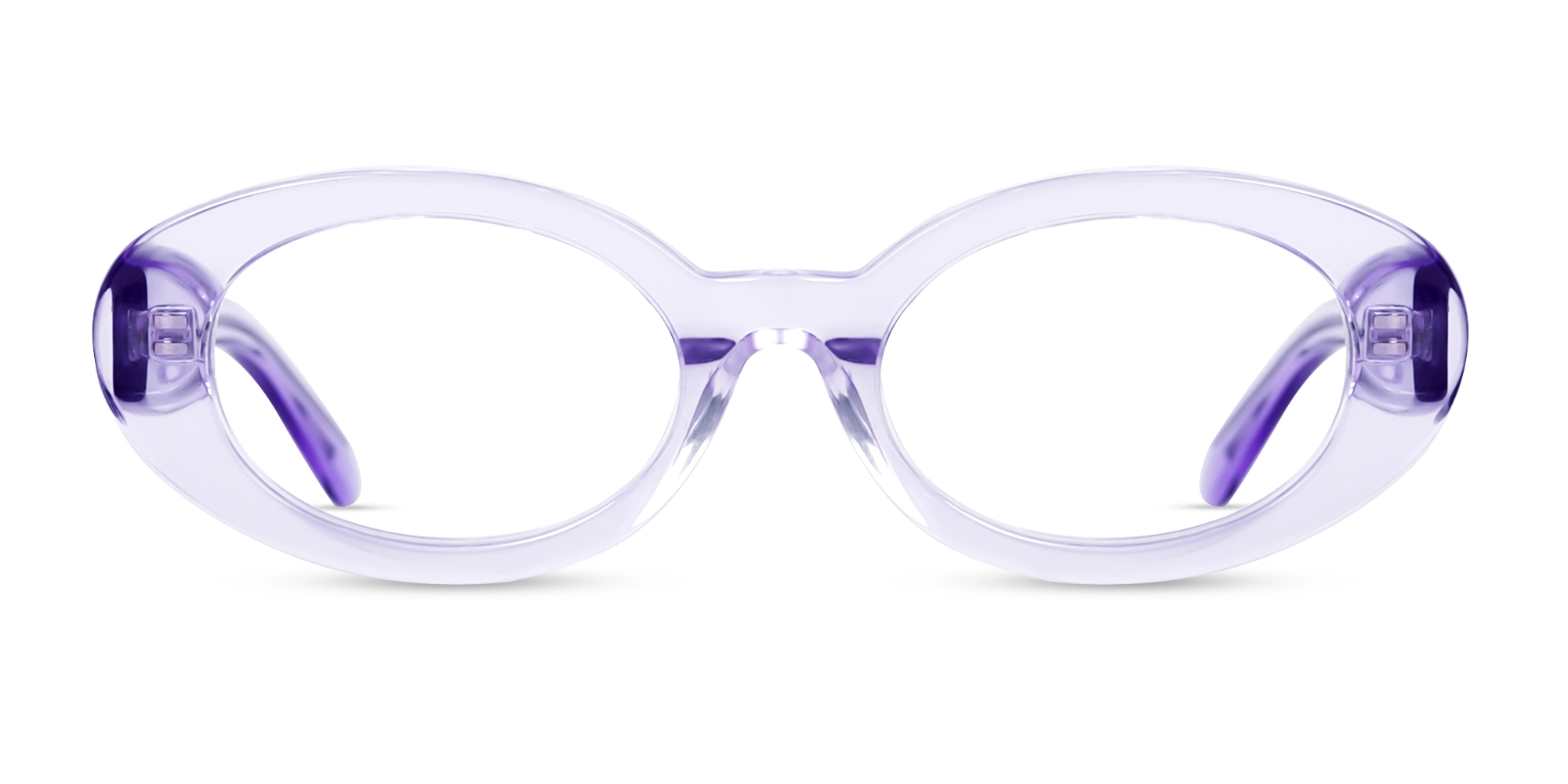 Crystal Wisteria Oval Acetate Glasses Crystal Wisteria Oval Acetate Glasses