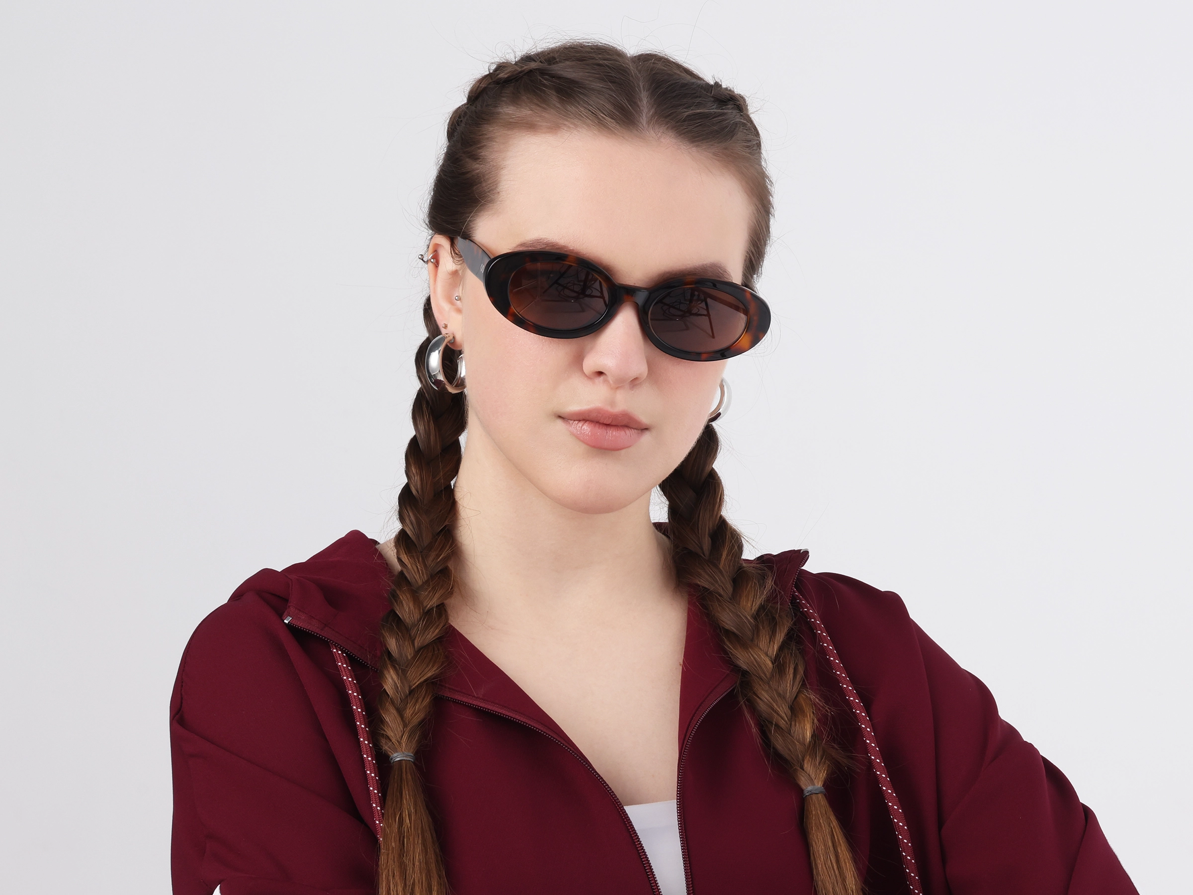 Tortoise Frame With Brown Tint Sunglasses