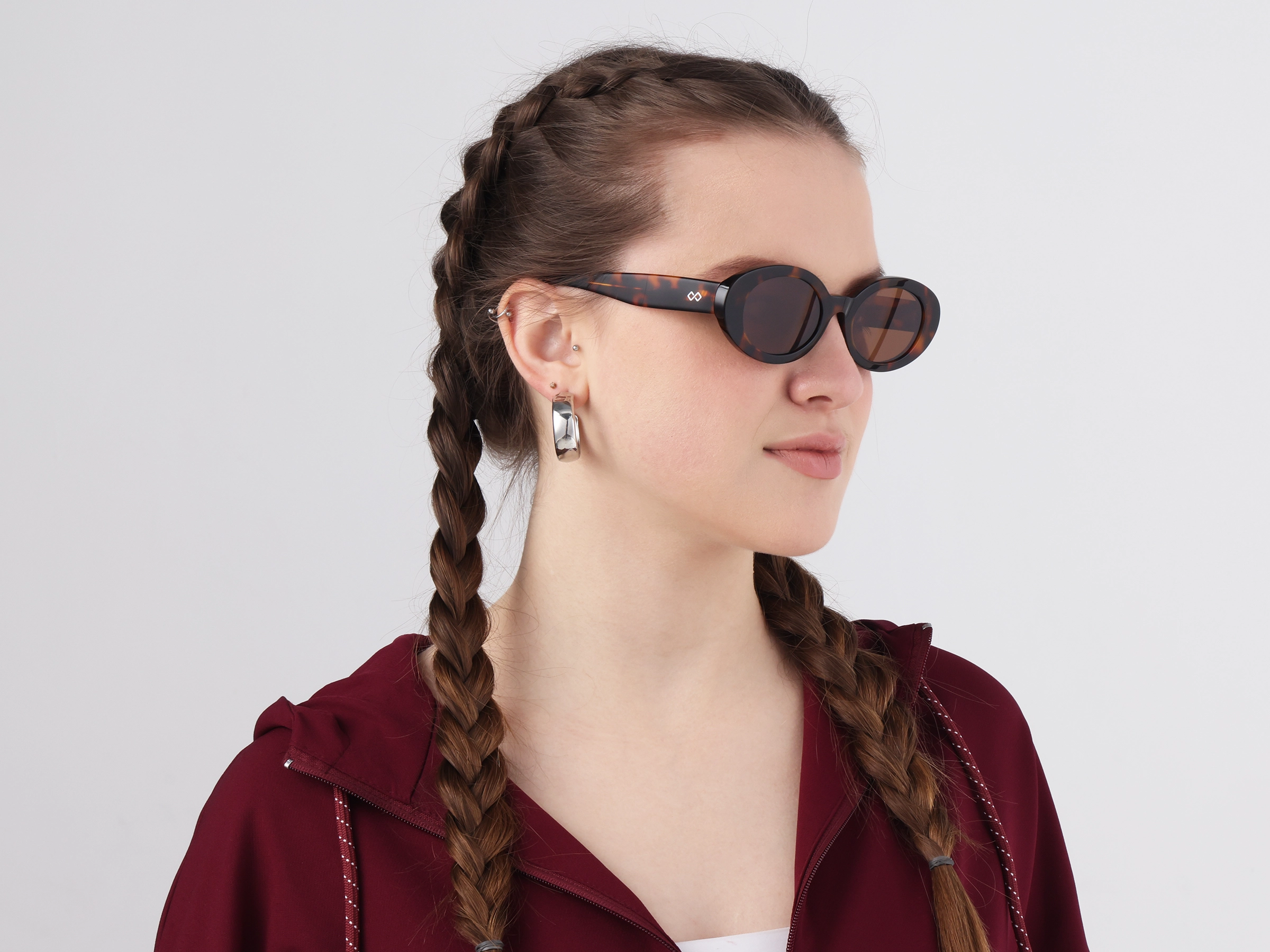 Tortoise Frame With Brown Tint Sunglasses