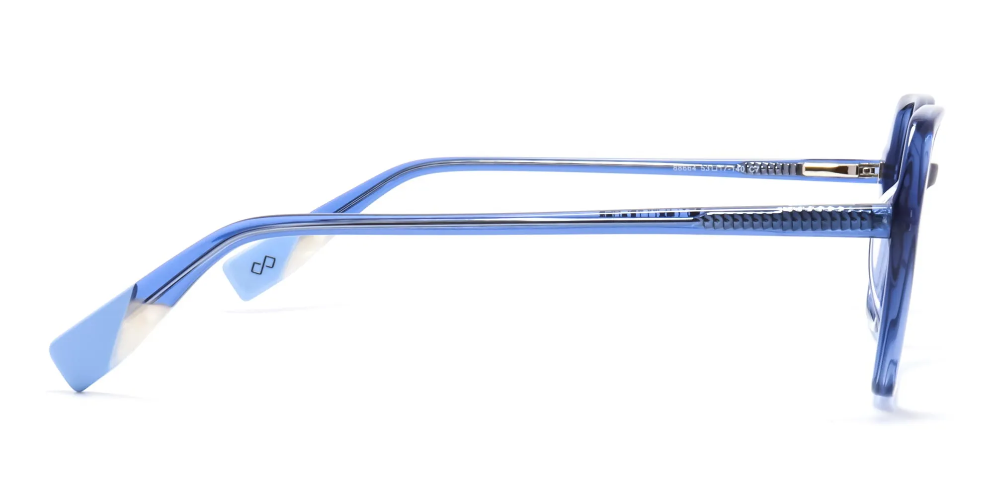 Blue Butterfly Glasses-2