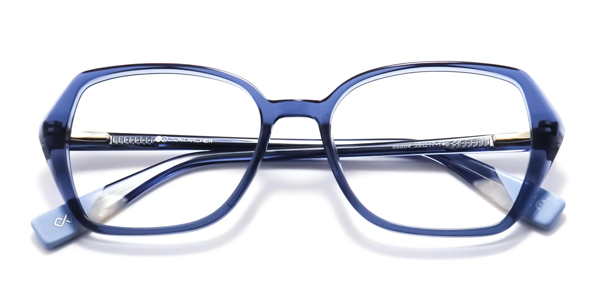 Blue Butterfly Glasses-2