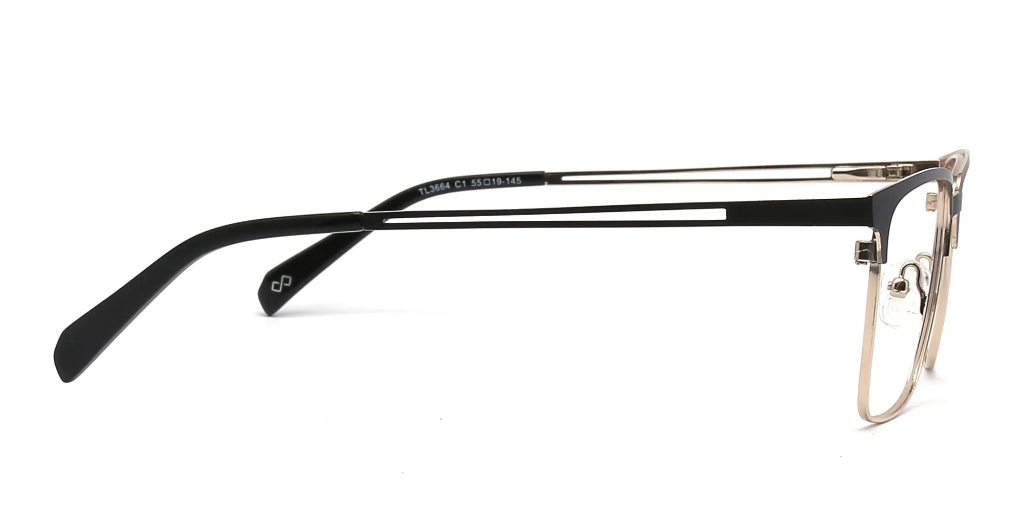 Black And Gold Blue Light Glasses-2