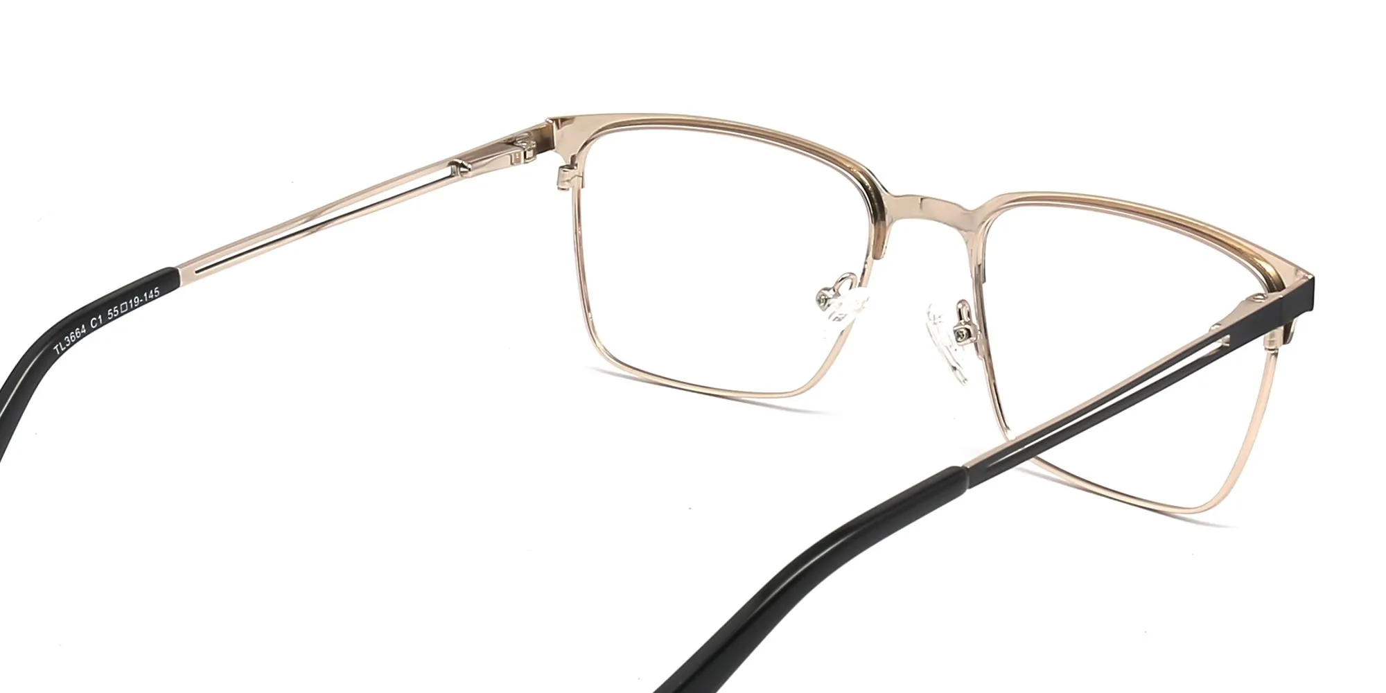 Black And Gold Blue Light Glasses-2