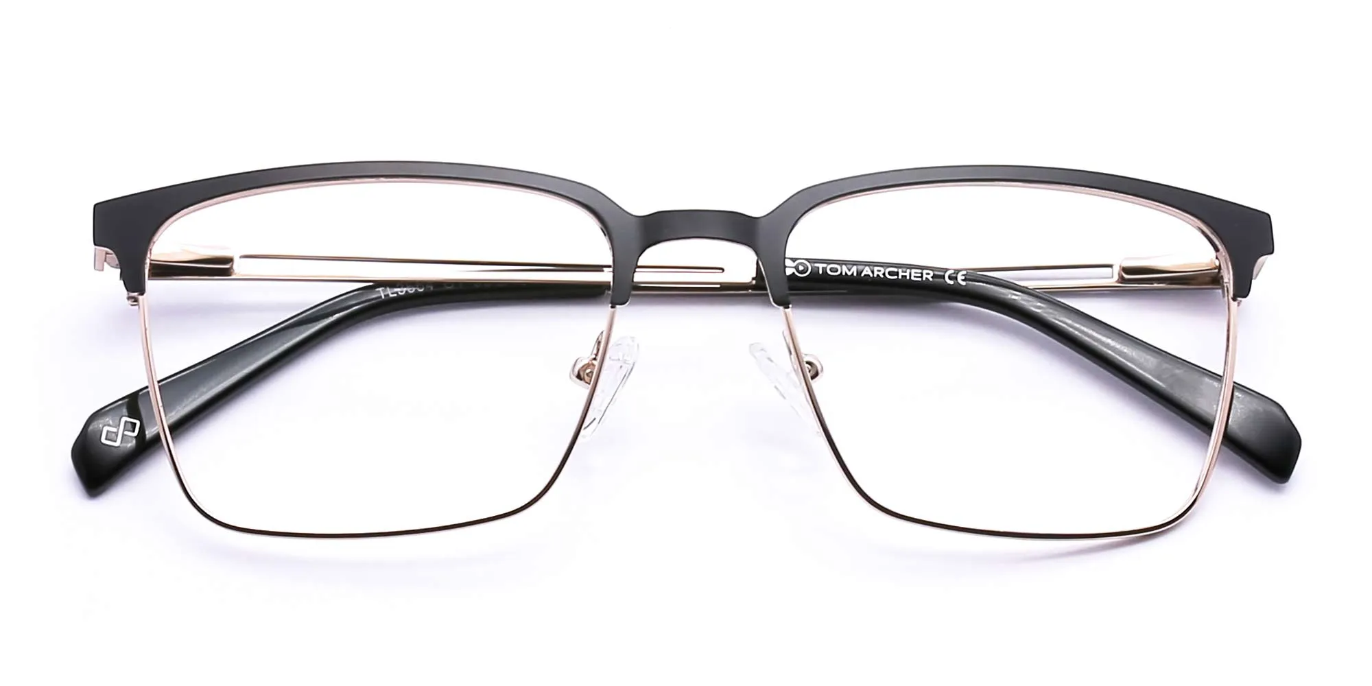 Black And Gold Blue Light Glasses-2