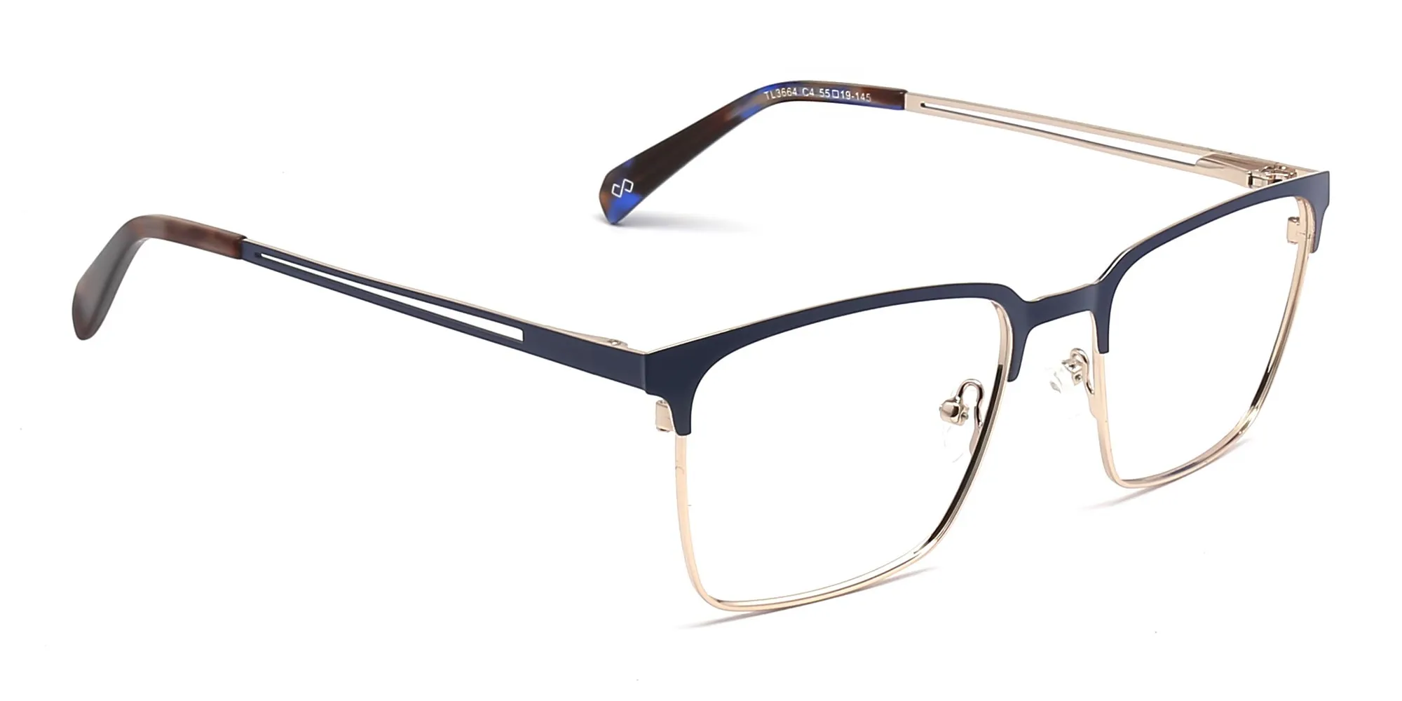 Blue Square Glasses-2