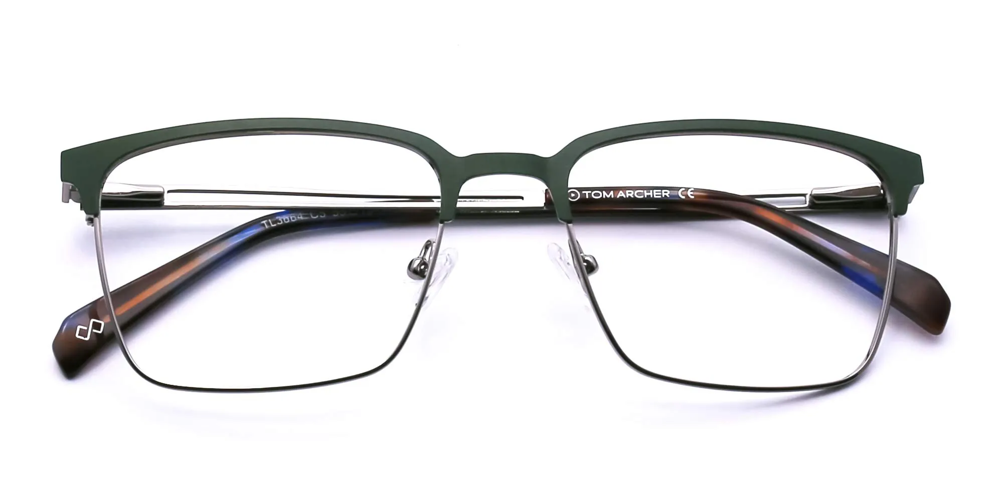 Green Square Glasses-2