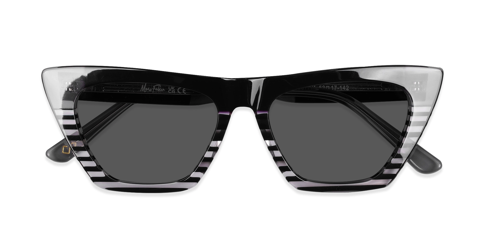 Cat-Eye Sunglasses With Dark Grey Tint-6