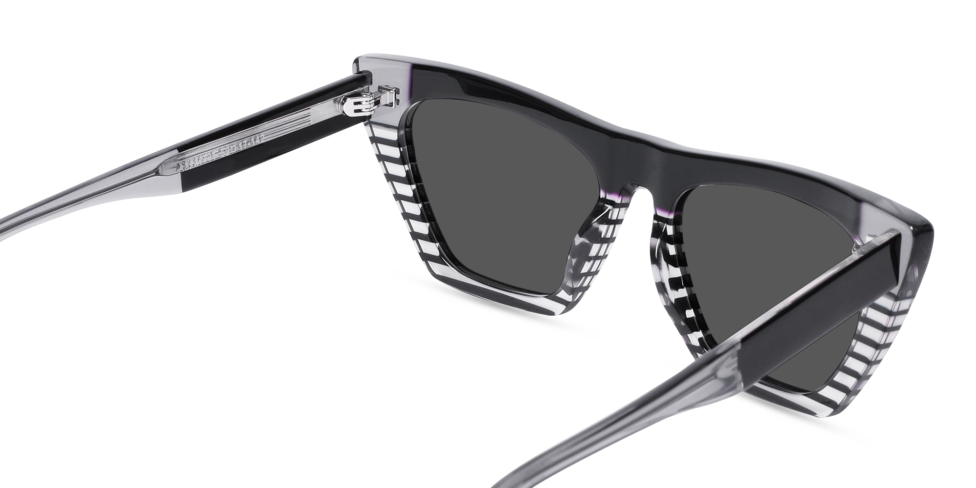 Cat-Eye Sunglasses With Dark Grey Tint-5