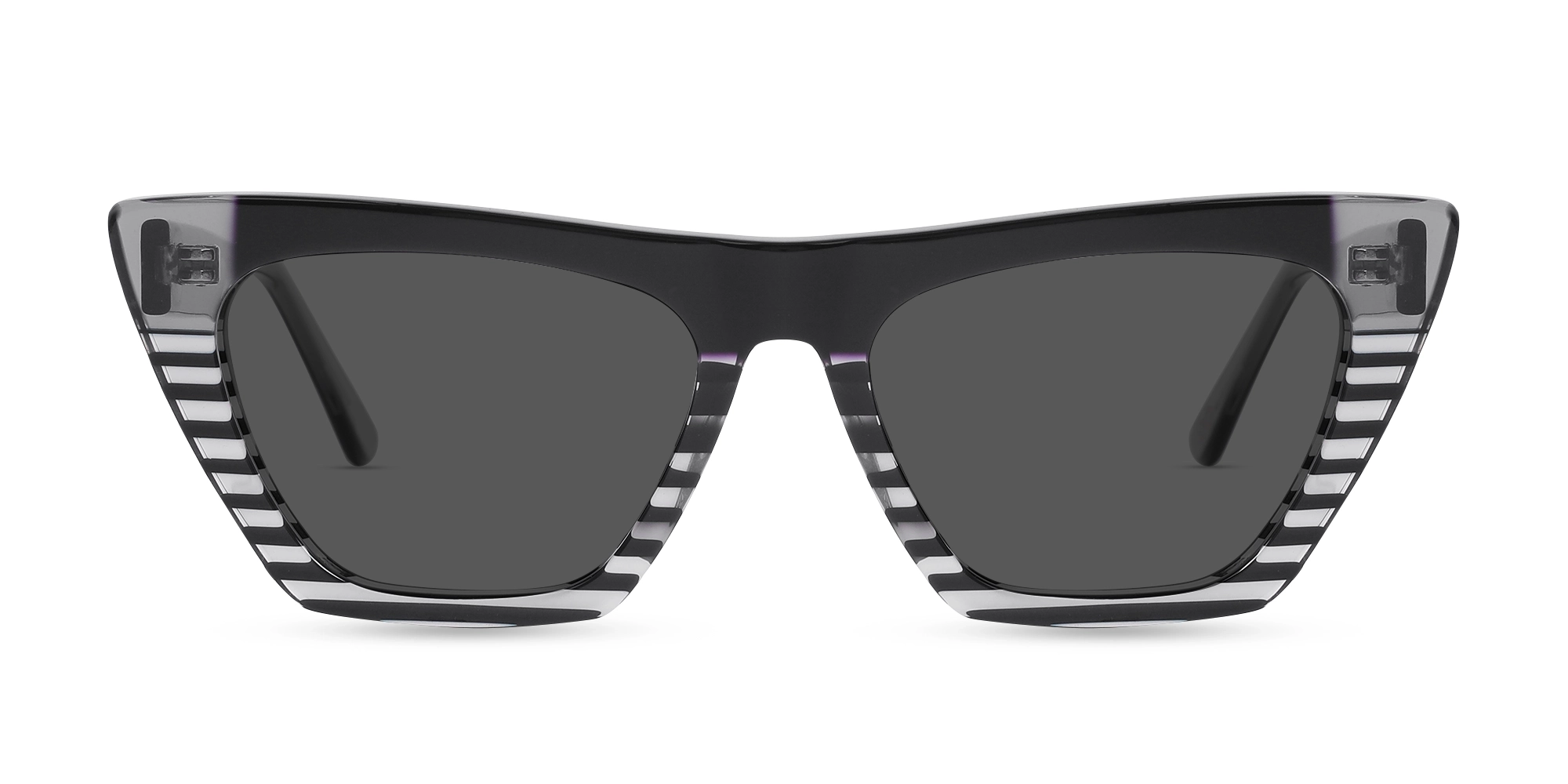 Cat-Eye Sunglasses With Dark Grey Tint-1