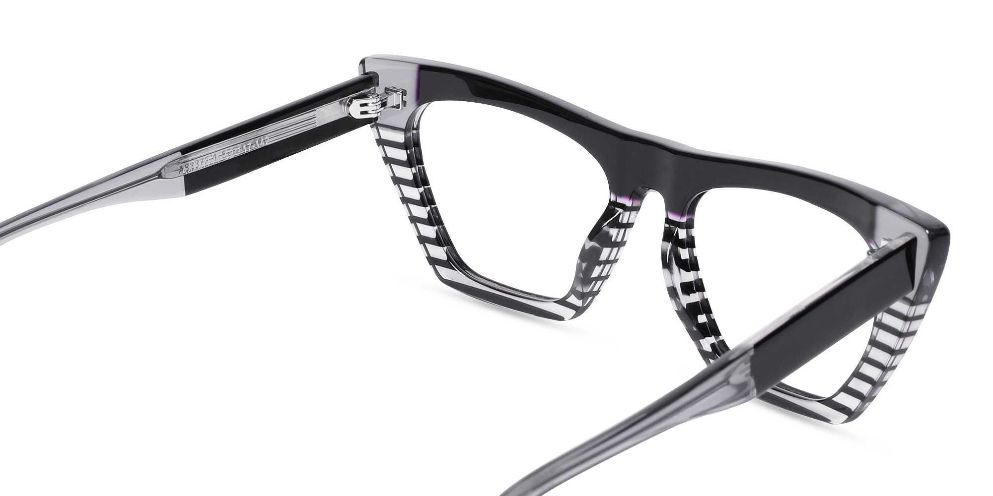 Black Cat Eye Eyeglass Frames-5
